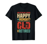 Grumpy Old Man Old And Retired Funny Men T-Shirt