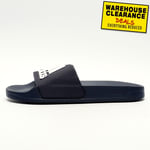 ADIDAS - Adilette Cloudfoam Mens Casual Comfort Summer Sliders Sandals Navy