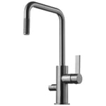 Tapwell Arm887 Kjøkkenarmatur Uttrekk + Avstengning Brushed Black Chrome