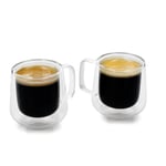 Double-Walled Espresso Insulated Glasses Set of 2 La Cafetière Siena 100ml