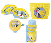 Set Vélo Enfants Looney Titi Et Sylvester Cat Avec Casque de Protection, Camp