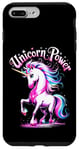 iPhone 7 Plus/8 Plus Cute Girl's Magical Unicorn Power Case