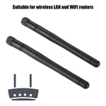 2Pcs Dual Band Wifi Router High Gain Sma Interface Wireless Network Card E LS