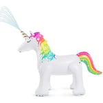 qwqqaq Gonflable Licorne Arroseuse,Extérieur Pelouse Arroseuse,Résistant À l'usure Pliable Piscine De Pulvérisateur pour Les Enfants E 28x22x9cm(11x9x4inch)