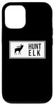 Coque pour iPhone 14 Design simple d'élan de chasse cool pour les chasseurs de gros gibier