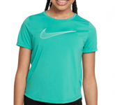 NIKE DriFIT One Tee Green Girls (XL)