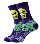 SKELETOR | Mens Scary Horror Masters Of The Universe Socks | UK 6-11 EU 40-46