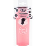 Twistshake Straw Cup Pastellrosa 6+ mån 360 ml Sugrörsmugg 1 st