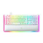 Razer BlackWidow V4 Pro - Mechanical Gaming Keyboard (Green Switch) White US