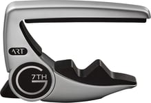 G7th Performance 3 Premium Guitar Capo 6 String Silver C81010 with A.R.T. for UK