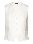 Linen-Cotton Vest Vests Quilted Vests White Polo Ralph Lauren