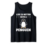 Little Penguins animal cute life is better with a Penguin Tank Top