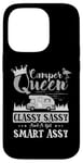 Coque pour iPhone 14 Pro Camping-car Queen Classy Sassy Smart Assy Fun Camping