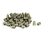 M5x14mm vis à l'interface d'écrous Insert fileté 50pcs pour mobilier en bois