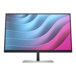 HP E24 G5 - E-Series écran LED 23.8" 1920 x 1080 Full HD (1080p) @ 75 Hz IPS 250 cd/m² 1000:1 5 ms HDMI, DisplayPort tête noire, noir et argent (support)