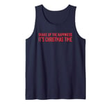 Shake Up The Happiness Train Christmas Lyrics Tank Top