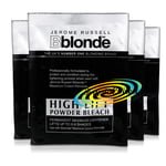 4x Jerome Russell Bblonde High Lift Powder Bleach 25g To Use With Cream Peroxide