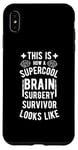 Coque pour iPhone XS Max Best Brain Surgery Hair Don't Care | Survivant de chirurgie cérébrale