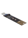 DeLOCK Interface Adapter - M.2 Card (PCIe NVMe & SATA) - USB 3.2 (Gen 2)