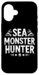 Coque pour iPhone 16 Citation amusante de plongée Sea Monster Hunter