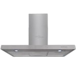 Hotte cuisine Hotte plate - Hotte aspirante cuisine Hotte décorative Acier inoxydable 900 mm - Gris - Standard