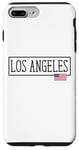 Coque pour iPhone 7 Plus/8 Plus Los Angeles City, États-Unis, drapeau, État, voyages, États-Unis, Amérique, femmes, hommes