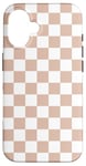 Coque pour iPhone 16 Beige à carreaux