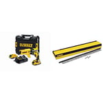 DEWALT - Visseuse Plaques de Plâtre Brushless 18V XR 2Ah Li-Ion - Tournevis Électrique sans Fil en Coffret avec 2 Batteries et Chargeur - 435W & dwf4000250 filetage Fein magaziniert, 35 x 25 mm