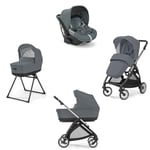 Inglesina - Poussette Système Quattro Electa/Darwin 2024 - Union Grey/Silver Black 2024