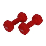 Endless Neoprene Coated Fixed Dumbbell for Gym Exercises | Pair of 3 Kg (2 * 6.6 LB) | Material : Iron with Vinyl Coat | Weights for Women and Men