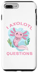 Coque pour iPhone 7 Plus/8 Plus I Axolotl Questions Amphibien mignon