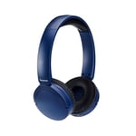 Panasonic RB-HF630BE-A Street Wireless Headphones, Over-Ear, Built-in Mic, Bluetooth 5.3, Multipoint, Swivel Design, Up To 72 Hours Playtime, USB-C, Blue