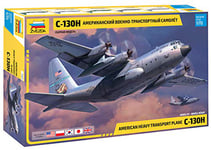 Zvezda Hercules 530007321 1:72 C-130 H – Kit de modélisation, kit en Plastique, à Assembler, réplique détaillée 7321 Multicolore