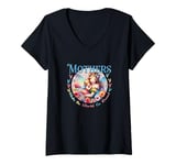 Womens Mother Mama Mommy Day Mothers Make The World Go Around V-Neck T-Shirt