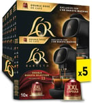 L’OR BARISTA Double Barista Selection XXL Aluminium Coffee Capsules 5 X 10 Pods