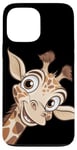 Coque pour iPhone 13 Pro Max Girafe Mignonne tête de Girafe Animal Afrique Zoo