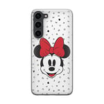 ERT GROUP Coque de téléphone Portable pour Samsung S23 Original et sous Licence Officielle Disney Motif Minnie 056 Parfaitement adapté à la Forme du téléphone Portable, Coque en TPU