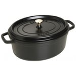 Staub La Cocotte Pata Ovaali 31 cm, Valurauta Musta 40509-319-0