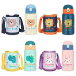 Warm Bottle Kids Straw Thermos Cup Cartoon Thermos Cup Kids Thermos Thermoses