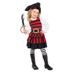(997042) Child Girls Little Lass Pirate Costume (3-4yr)