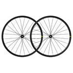 Mavic Ksyrium S Disc Clincher Road Wheelset - Black / Sram XDR 12mm Front 142x12mm Rear Centerlock Pair 12 Speed Tubeless 700c