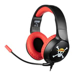 Konix One Piece Gaming Headset for PS4, PS5, Switch, Xbox - Microphone - 1.5m Cable - 3.5mm Jack - Luffy Motif