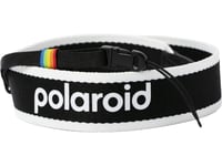 Polaroid Camera Strap Flat Black &Amp  White