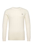 GANT Cotton Cable C-Neck Kräm