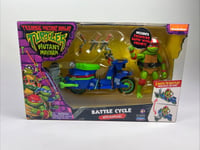 Teenage Mutant Ninja Turtles Mutant Mayhem Battle Cycle With Raphael Figure