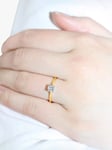 Milton & Humble Jewellery Pre-Loved 18ct White & Yellow Gold Solitaire Diamond Ring