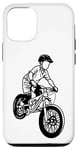 Coque pour iPhone 12/12 Pro Vélo de montagne Garçon Amoureux du vélo de montagne