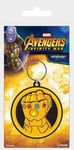 Avengers Infinity War porte-clés caoutchouc Infinity Gauntlet 5cm keychain 38798