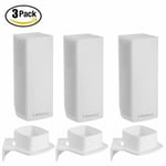 3 Packs Wall Mount Holder for Linksys Velop Tri-band Whole Home WiFi Mesh System