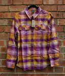 Mens Patagonia Shirt Long Sleeve Organic Cotton MW Fjord Flannel Shirt Small New